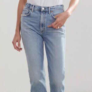 AGOLDE High Rise Stovepipe Jeans
